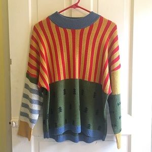 Colorful Free Valley Sweater